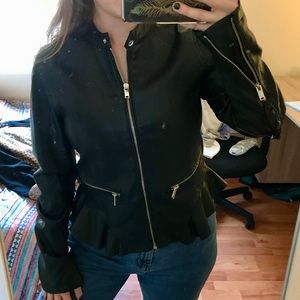 Pull & Bear Faux Leather Jacket